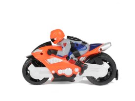 Moto carrera grande con lanzador
